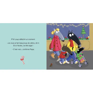 p'tit loup attend le père noël