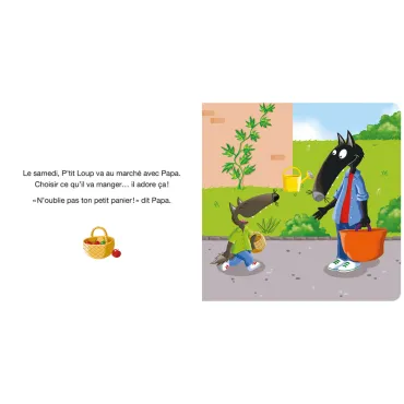 p'tit loup va au marché