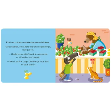 p'tit loup va au marché