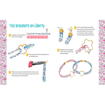 Mes bijoux d'amitié en liberty
