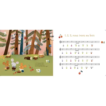 mon livre piano - mes toutes premieres comptines