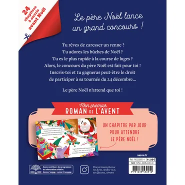 mon premier roman de l'avent - le concours du père noël