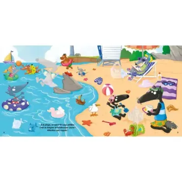 Mon cahier d'autocollants p'tit loup - Vive les vacances !