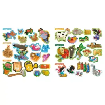 Mon cahier d'autocollants p'tit loup - Vive les vacances !