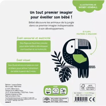 Mes premiers flaps - Les animaux de la jungle