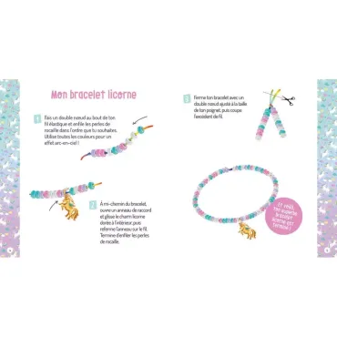 Ma boîte à bijoux - Mes fabuleux bijoux licornes magiques