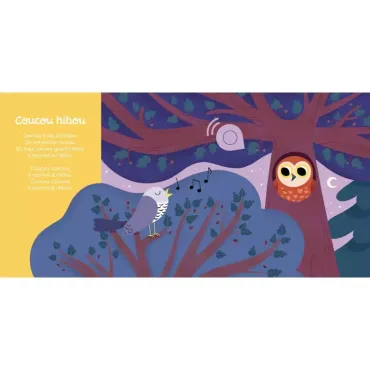 Mes premiers sonores - Mes comptines de la forêt