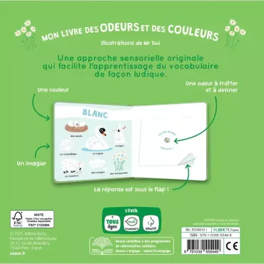 Mon livre des odeurs et des couleurs - La nature