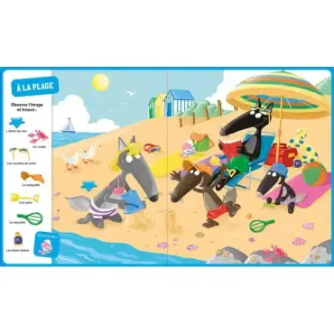Cherche et trouve des tout-petits - P'tit loup - Vive les vacances !