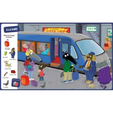 Cherche et trouve des tout-petits - P'tit loup - Vive les vacances !