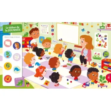 Cherche et trouve des tout-petits - À la maternelle