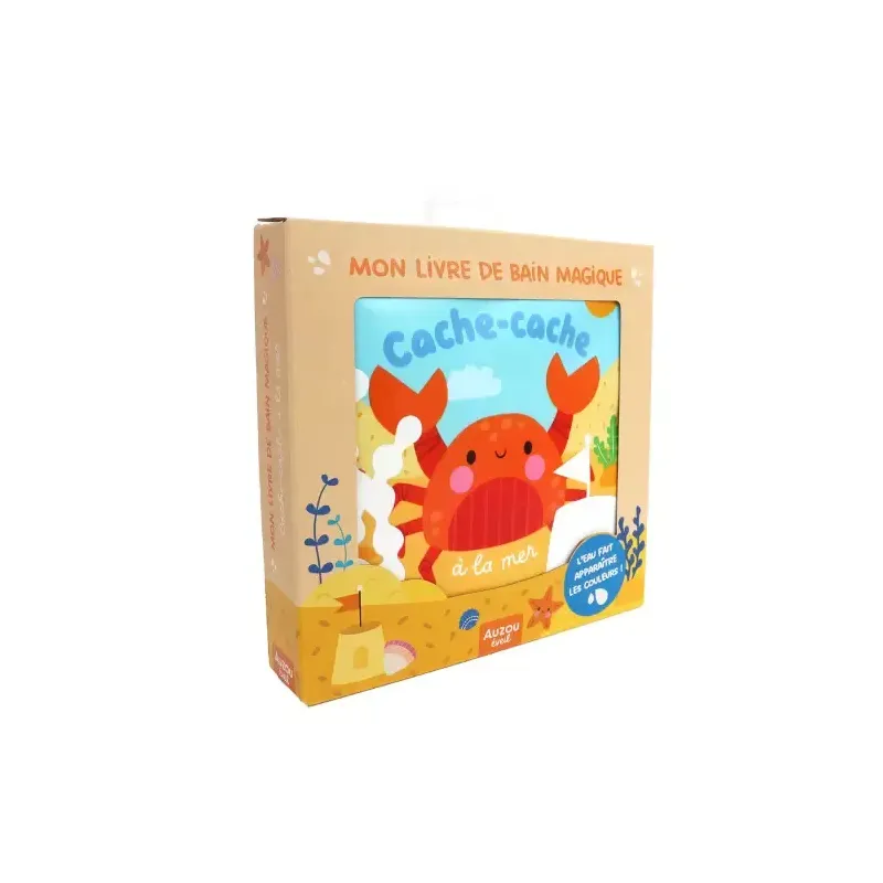 Cache-cache à la mer - Mon livre de bain magique