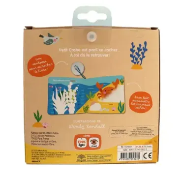 Cache-cache à la mer - Mon livre de bain magique