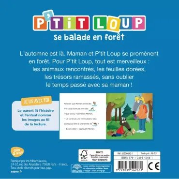 P'tit Loup - Je lis avec toi - P'tit Loup se balade en forêt 