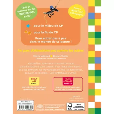 Mes lectures du CP avec loup - Un parc d'attractions pas comme les autres