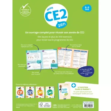 Mon CE2 zen - 8-9 ans