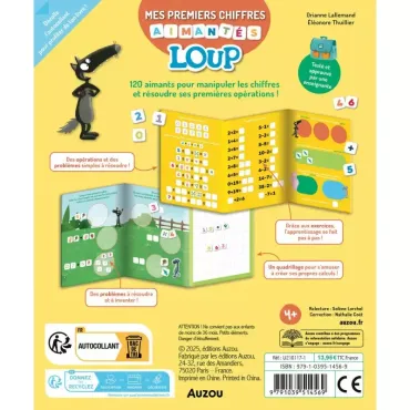 Mes premiers chiffres aimantés Loup