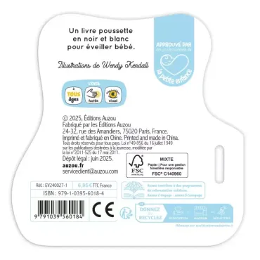 Mon premier livre poussette - Animaux mignons