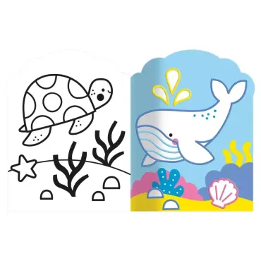 Je colorie sans dépasser - animaux de la mer