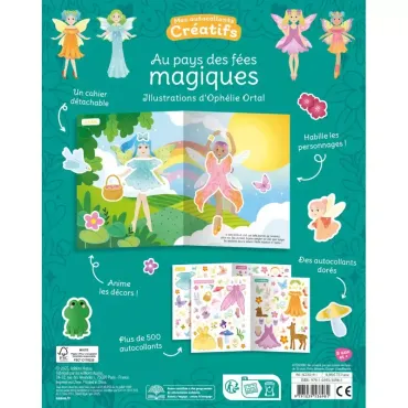 Mes 500 autocollants créatifs - Au pays des fées magiques