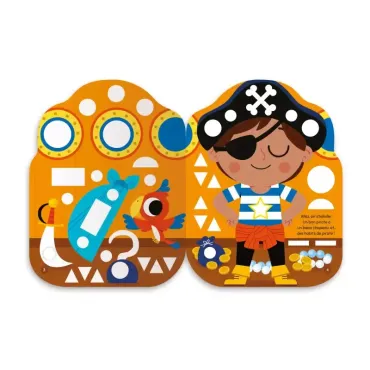 Gomettes formes - L'aventure de petit pirate