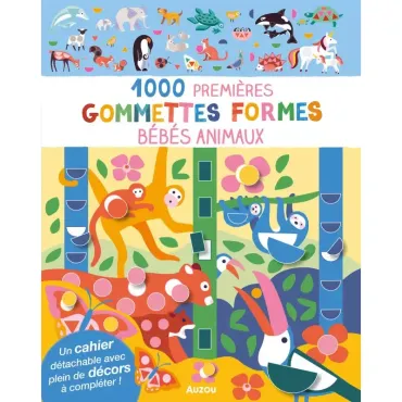 1000 gommettes formes -...