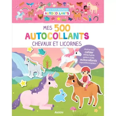 500 autocollants - Chevaux...