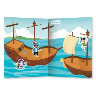 500 autocollants - Les pirates