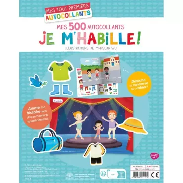 Mes 500 autocollants - Je m'habille