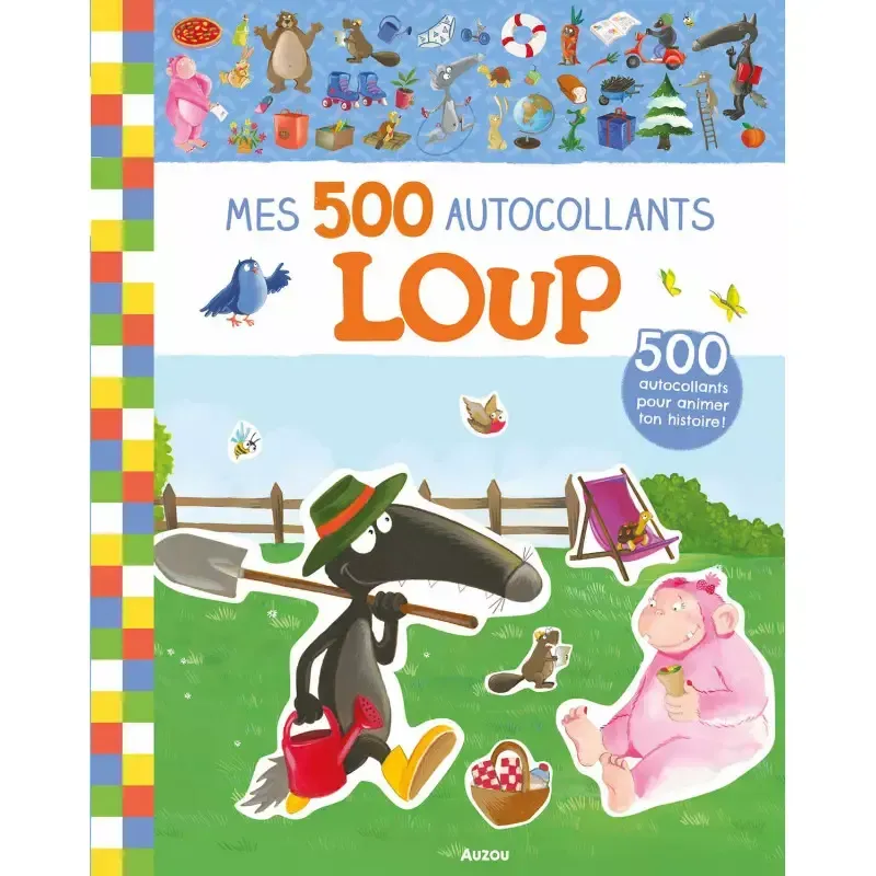 Mes 500 autocollants - Loup