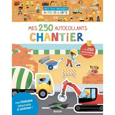 250 autocollants - Chantier