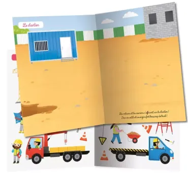 250 autocollants - Chantier
