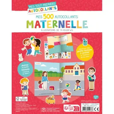 mes 500 autocollant maternelle