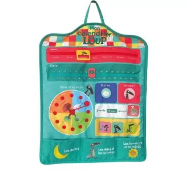 Mon calendrier en tissu loup