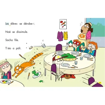 Les héros du CP - Niveau 1 - Mystère à la cantine !