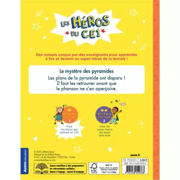 Les héros du CE1 - Niveau 1 - Le mystère des pyramides
