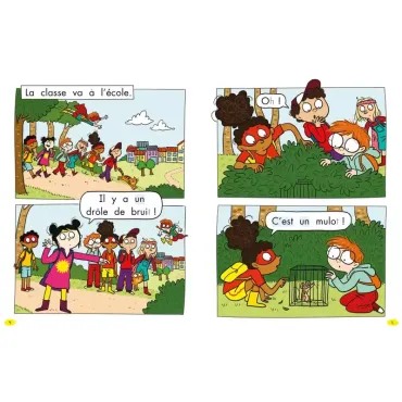 Les héros du CP en BD - Niveau 1 - Un mulot à l'école