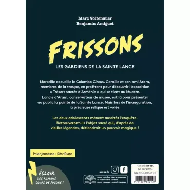 Frissons - Le gardien de la sainte-lance