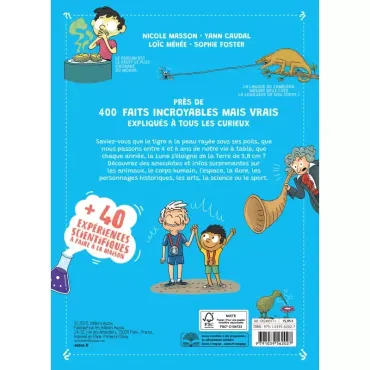 Le grand livre des faits incroyables mais vrais