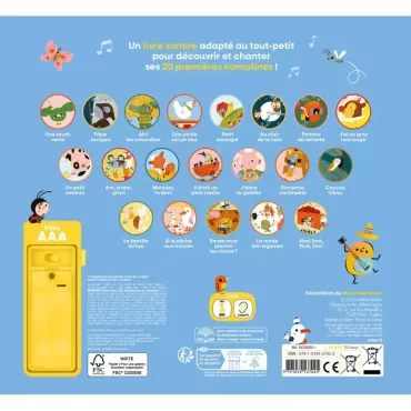 Mes toutes premières comptines - 20 puces sonores