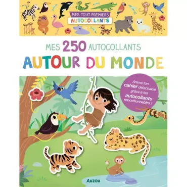 250 autocollants autour du...