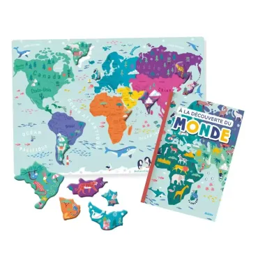 Mon atlas du monde aimanté