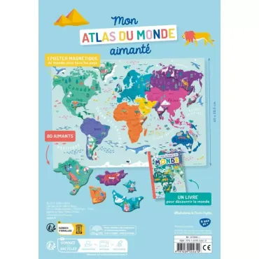 Mon atlas du monde aimanté