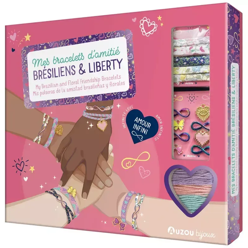 Mes bracelets d'amitié brésiliens et liberty