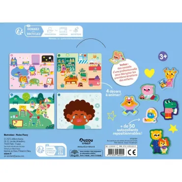 Mes premiers autocollants en relief - Les émotions