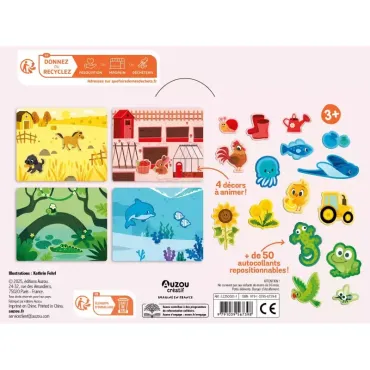 Mes premiers autocollants en relief - Les couleurs