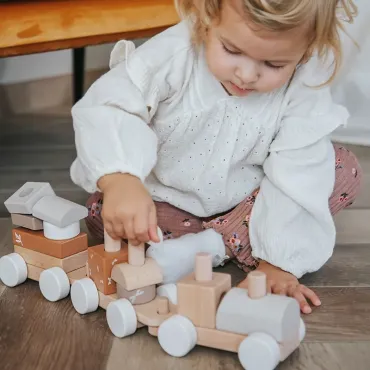 Train en bois - Nougat