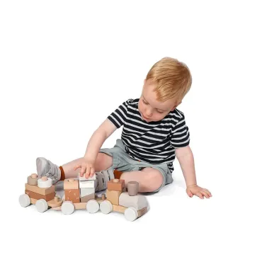 Train en bois - Nougat