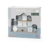 Maison cubes en bois - Bleu