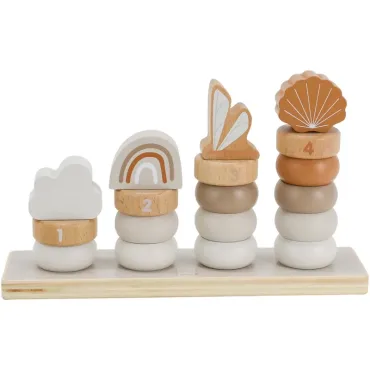 Little Stacking Rings - Nougat